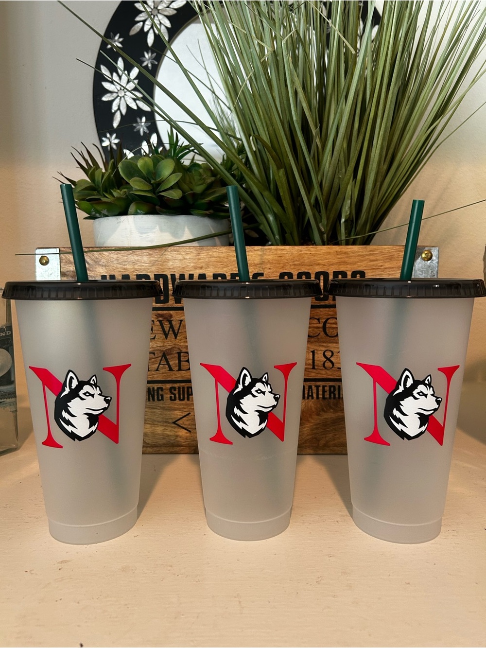 Starbucks x Northeastern University Reusable cups